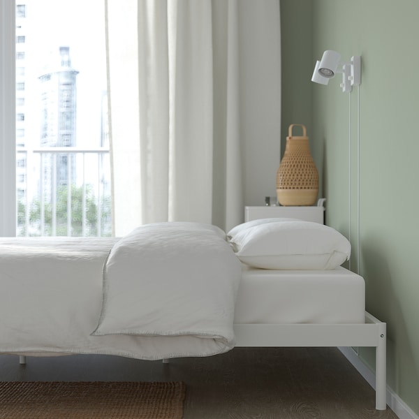 IKEA VEVELSTAD bed frame, Full/Double White, Ikea Ireland | 6273GBHFY