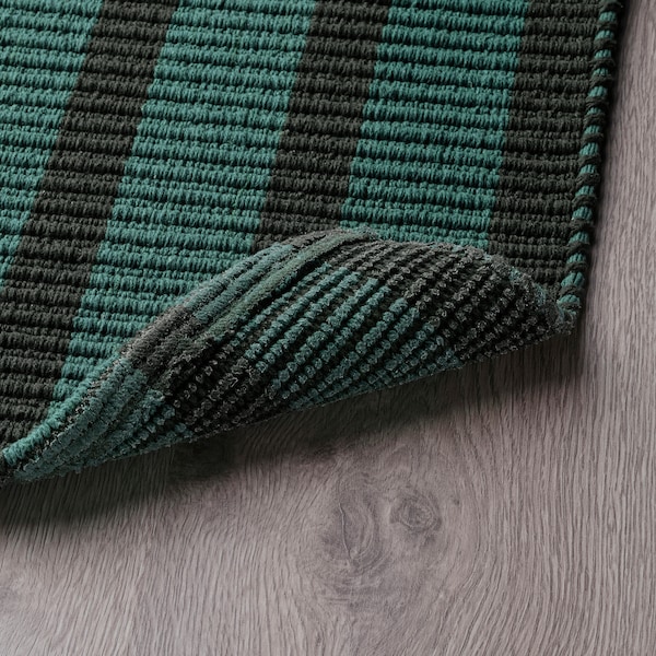 IKEA VÄGSKYLT door mat, 2'0 inx2'11 in Blue / Green / Black, Ikea Ireland | 0687HLOYE
