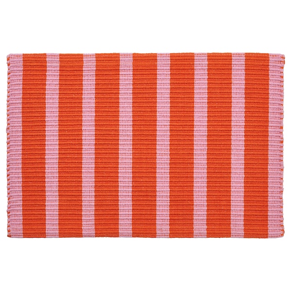 IKEA VÄGSKYLT door mat, 2\'0 inx2\'11 in Pink / Orange, Ikea Ireland | 2035FZQVE