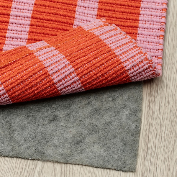 IKEA VÄGSKYLT rug, pink/orange, 2'7 inx8'2 in Pink / Orange, Ikea Ireland | 9106VGHKQ