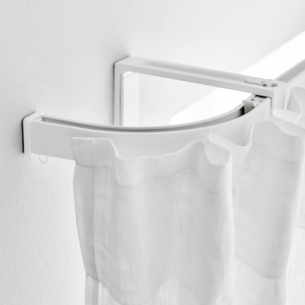 IKEA VIDGA single track with corner connector, white, Ikea Ireland | 9105JOQDT