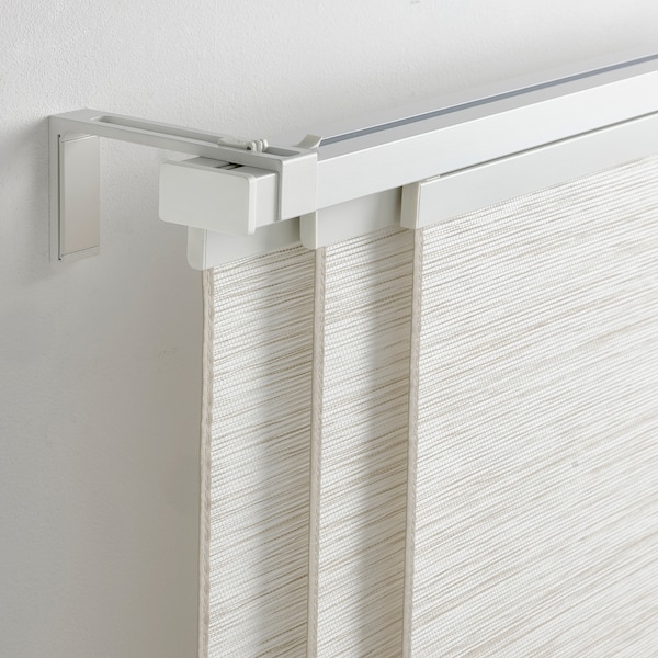 IKEA VIDGA triple curtain rail, included ceiling fittings/white, 55 in, Ikea Ireland | 4261DLFXP