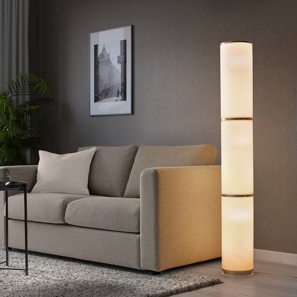 IKEA VIDJA floor lamp, white, 54 in, Ikea Ireland | 7568UJXOQ