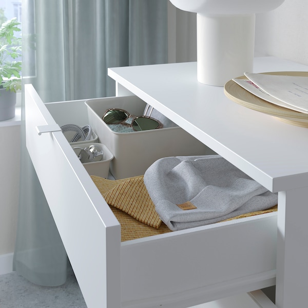 IKEA VIHALS 4-drawer chest, white/anchor/unlock function, 27 1/2x18 1/2x35 3/8 in, Ikea Ireland | 4312HIPAB