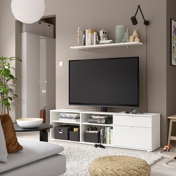 IKEA VIHALS TV unit, 69 3/8x14 5/8x19 5/8 in White, Ikea Ireland | 5394GVIXR