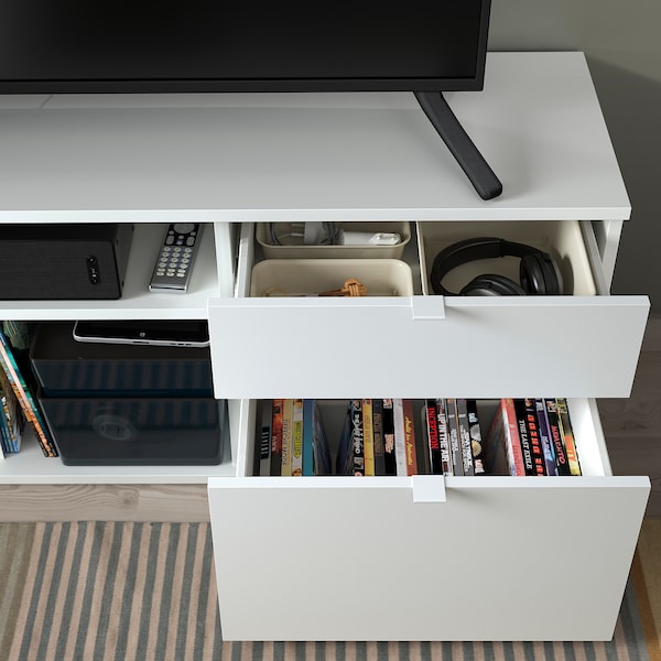IKEA VIHALS TV unit, 69 3/8x14 5/8x19 5/8 in White, Ikea Ireland | 5394GVIXR