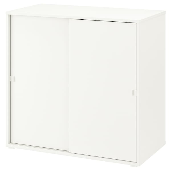 IKEA VIHALS cabinet with sliding doors, 37 3/8x18 1/2x35 3/8 in White, Ikea Ireland | 9420LHONU