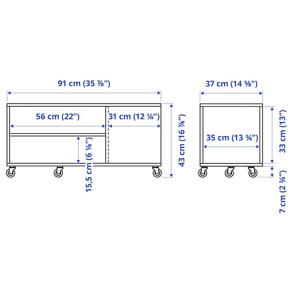 IKEA VIHALS coffee table, 35 7/8x14 5/8 in White, Ikea Ireland | 9375RKFJU