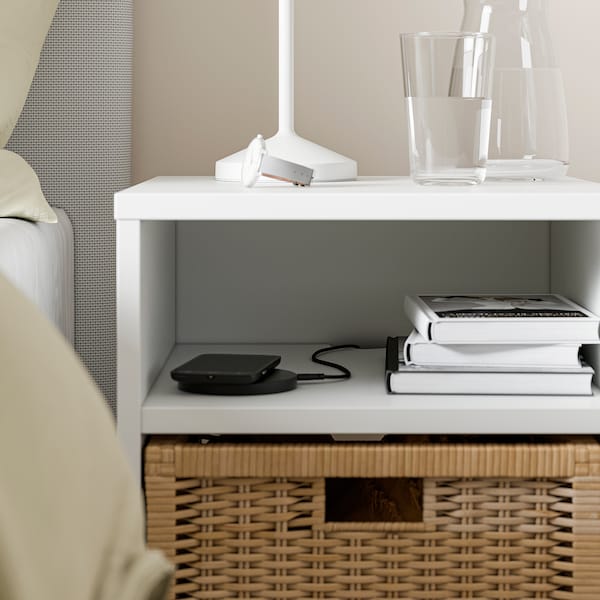 IKEA VIHALS nightstand, 14 5/8x14 5/8 in White, Ikea Ireland | 6197NDVHJ