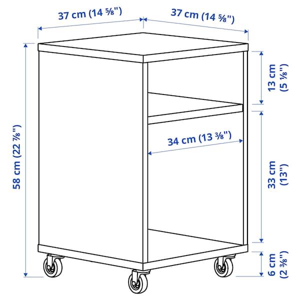 IKEA VIHALS nightstand, 14 5/8x14 5/8 in White, Ikea Ireland | 6197NDVHJ