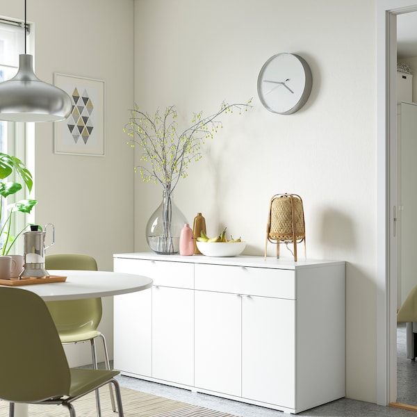 IKEA VIHALS sideboard, 55 1/8x18 1/2x29 1/2 in White, Ikea Ireland | 2387FZJLA