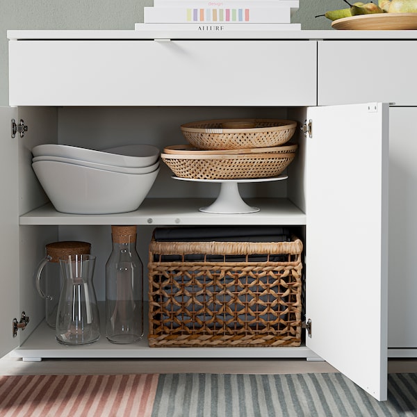 IKEA VIHALS sideboard, 55 1/8x18 1/2x29 1/2 in White, Ikea Ireland | 2387FZJLA