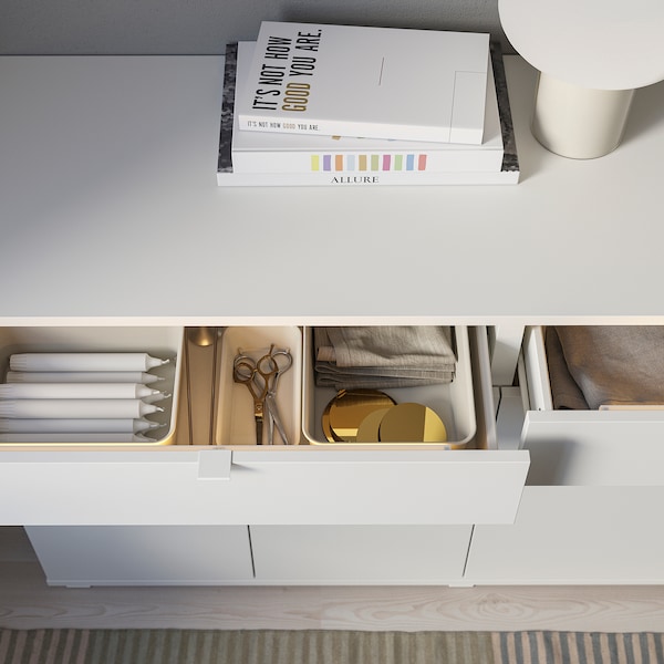 IKEA VIHALS sideboard, 55 1/8x18 1/2x29 1/2 in White, Ikea Ireland | 2387FZJLA