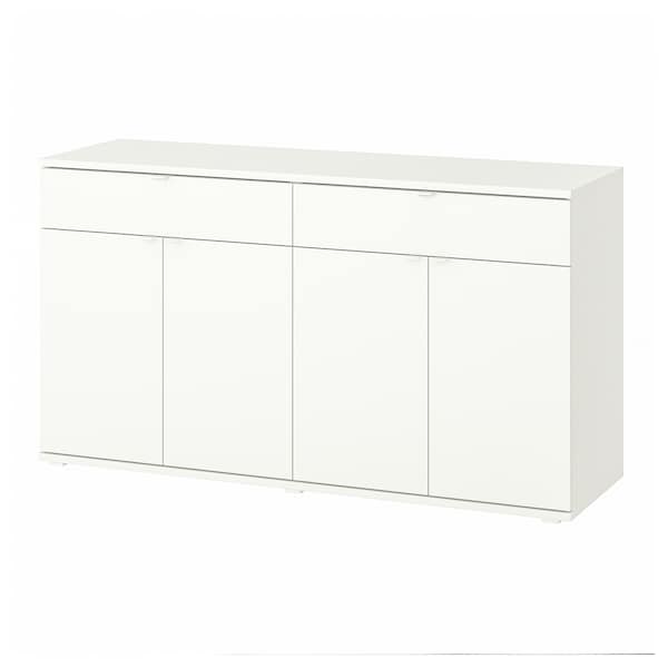 IKEA VIHALS sideboard, 55 1/8x18 1/2x29 1/2 in White, Ikea Ireland | 2387FZJLA