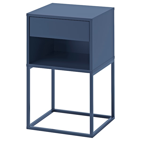 IKEA VIKHAMMER nightstand, 15 3/4x15 3/8 in Blue, Ikea Ireland | 3760PYEVK