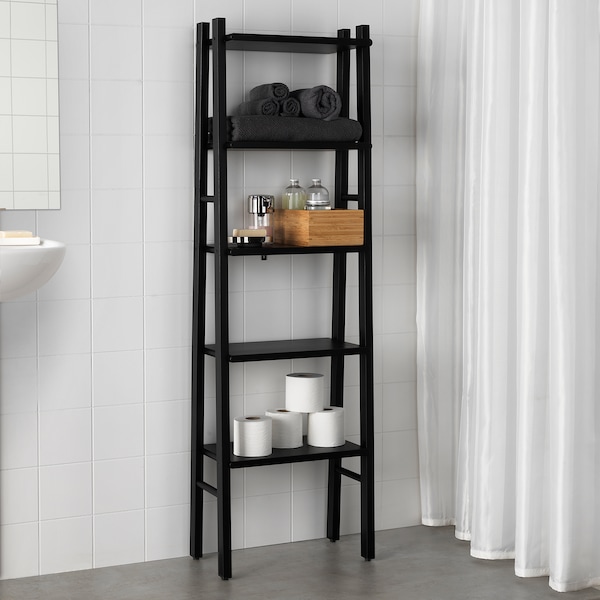 IKEA VILTO shelf unit, 18 1/8x59 in Black, Ikea Ireland | 1736HZOIG