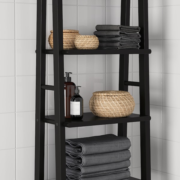 IKEA VILTO shelf unit, 18 1/8x59 in Black, Ikea Ireland | 1736HZOIG