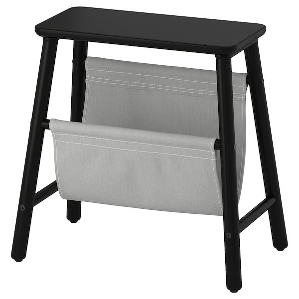 IKEA VILTO storage stool, 17 3/4 in Black, Ikea Ireland | 4182UMEOS