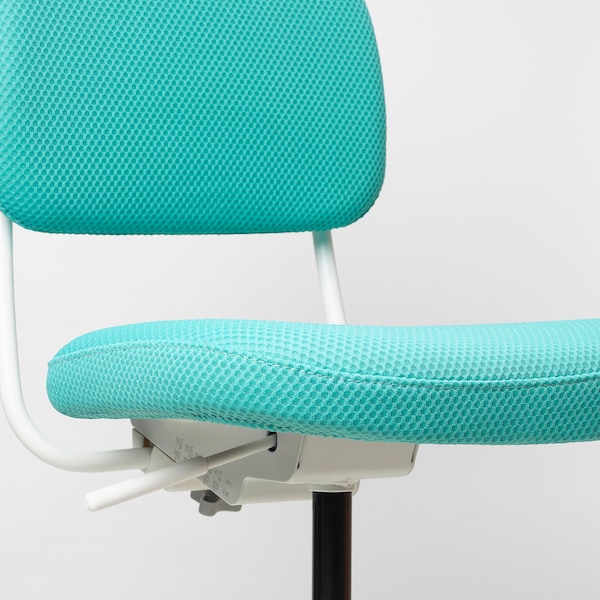 IKEA VIMUND child's desk chair, turquoise, Ikea Ireland | 8607ZWYIV
