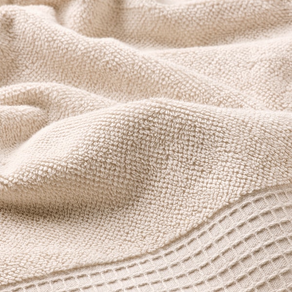 IKEA VINARN bath sheet, 39x59 in Light Gray / Beige, Ikea Ireland | 8720DRUNG