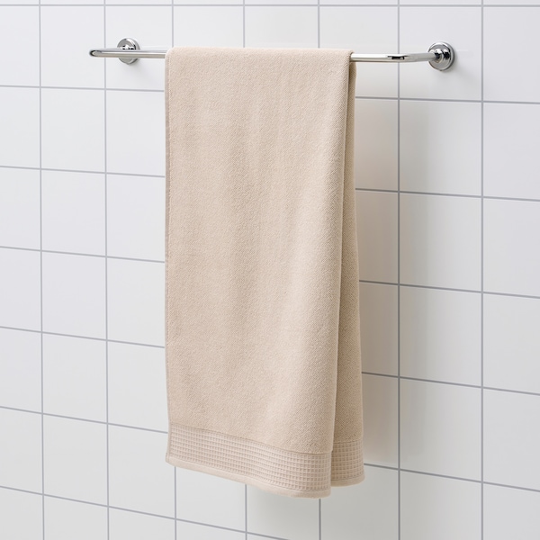 IKEA VINARN bath sheet, 39x59 in Light Gray / Beige, Ikea Ireland | 8720DRUNG