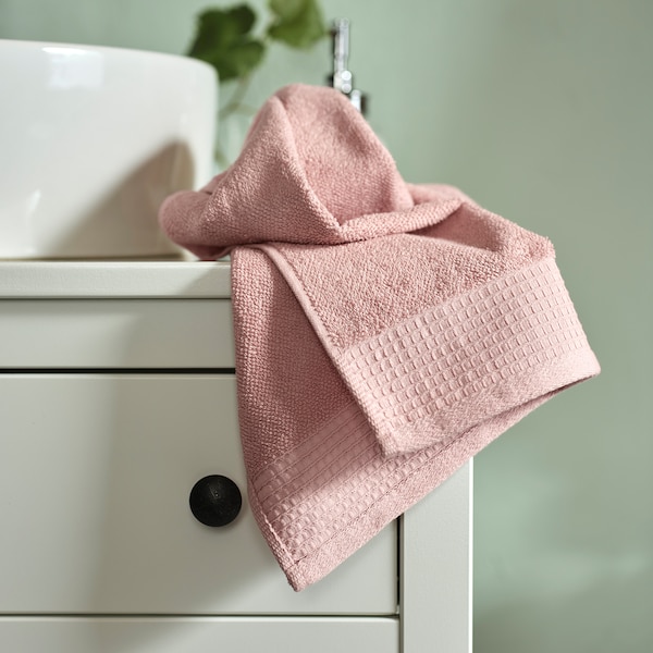 IKEA VINARN bath sheet, 39x59 in Light Pink, Ikea Ireland | 3645CTWJD