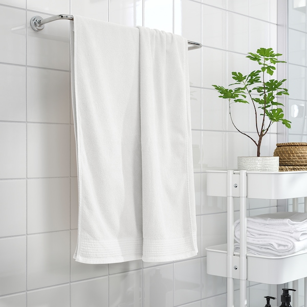 IKEA VINARN bath sheet, 39x59 in White, Ikea Ireland | 8506MSJBQ