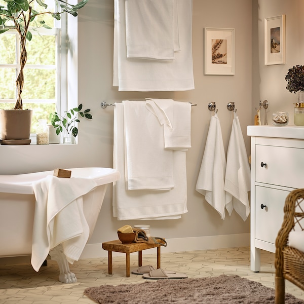 IKEA VINARN bath sheet, 39x59 in White, Ikea Ireland | 8506MSJBQ