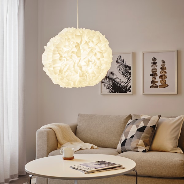 IKEA VINDKAST pendant lamp, white, 20 in, Ikea Ireland | 8120IGUYE