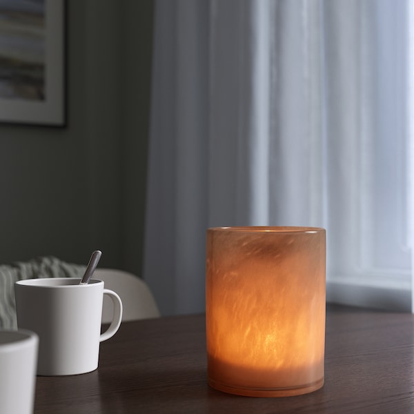 IKEA VINDSTILLA candle holder, 6 in Beige, Ikea Ireland | 8291QHOGD