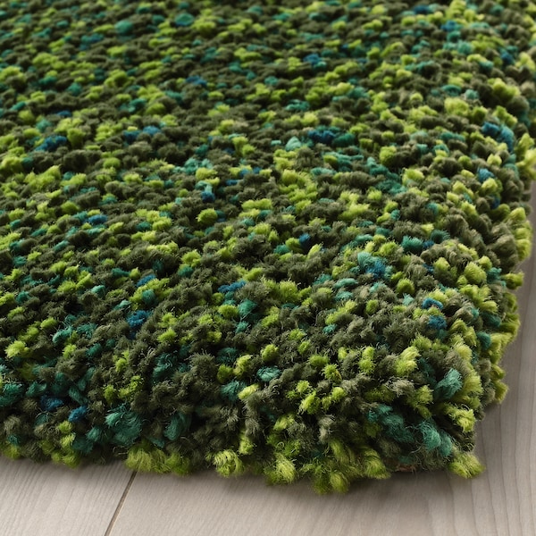 IKEA VINDUM Rug, high pile, 5'7 inx7'7 in Green, Ikea Ireland | 7596JYMPW