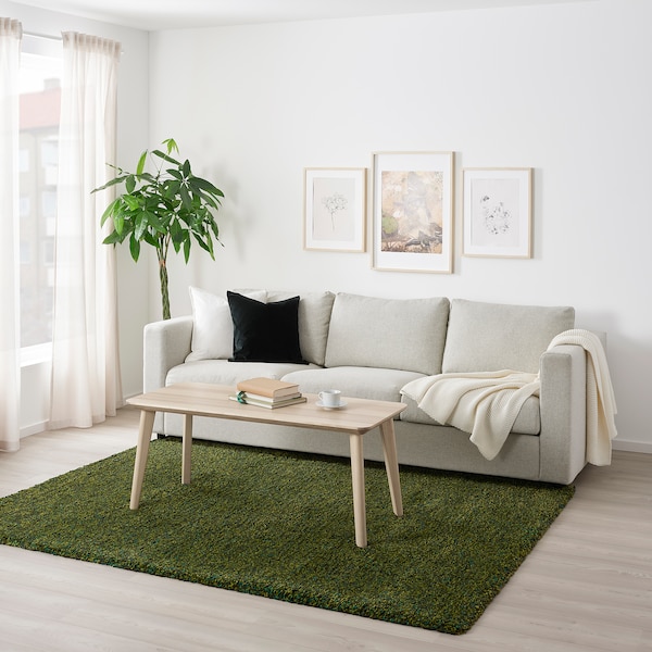 IKEA VINDUM Rug, high pile, 5'7 inx7'7 in Green, Ikea Ireland | 7596JYMPW