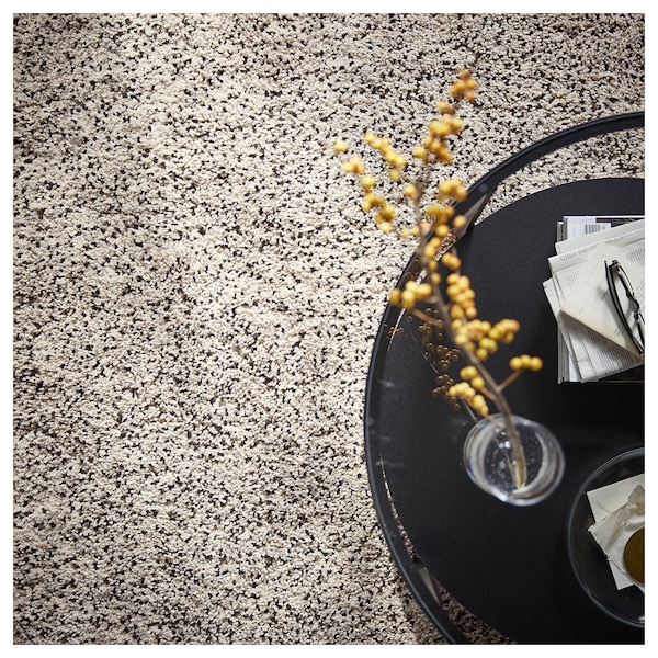 IKEA VINDUM Rug, high pile, 6'7 inx8'10 in White, Ikea Ireland | 5871VOCXH