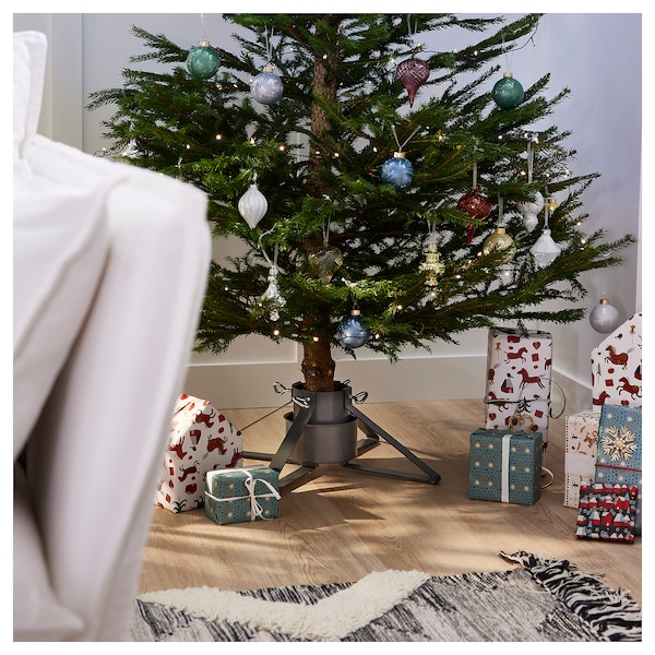 IKEA VINTERFINT Christmas tree stand, metal dark gray, Ikea Ireland | 4973MWZRD