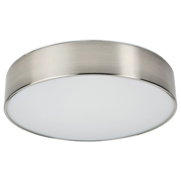 IKEA VIRRMO LED ceiling lamp, nickel plated, 14 in800 Lumen, Ikea Ireland | 8734OLVCM