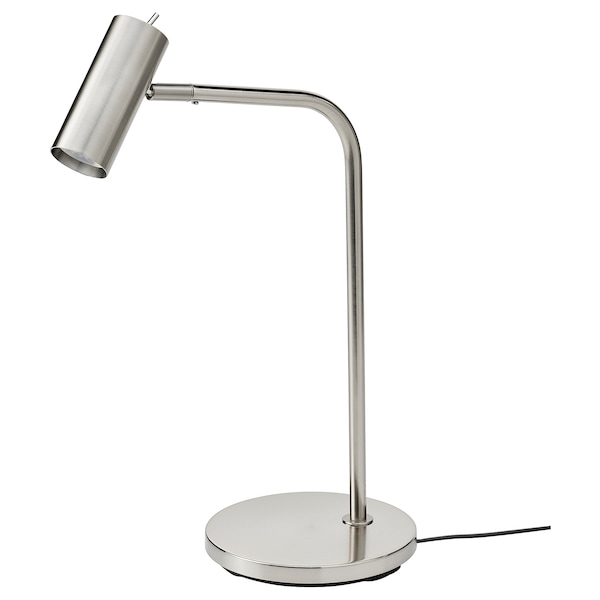 IKEA VIRRMO work lamp with LED bulb, nickel plated, 21 in, Ikea Ireland | 6271EJKNI