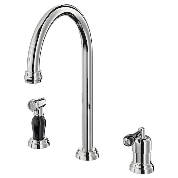 IKEA VITHAVET kitchen faucet/separate handspray, chrome plated, Ikea Ireland | 4573ZKUSM