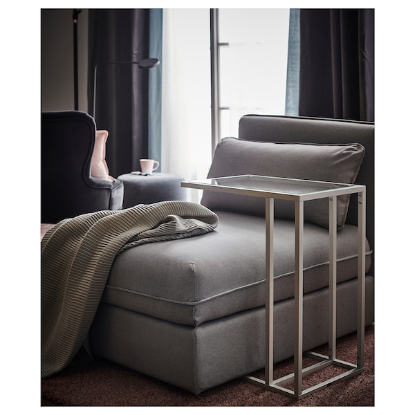 IKEA VITTSJÖ laptop stand, 13 3/4x25 5/8 in White / Glass, Ikea Ireland | 1405NVTMI