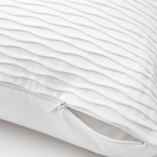 IKEA VÄNDEROT cushion, white, 20x20 in, Ikea Ireland | 8372VNYIR