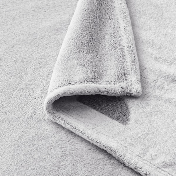 IKEA VÄNKRETS blanket, light gray, 51x67 in, Ikea Ireland | 1350CVNLP
