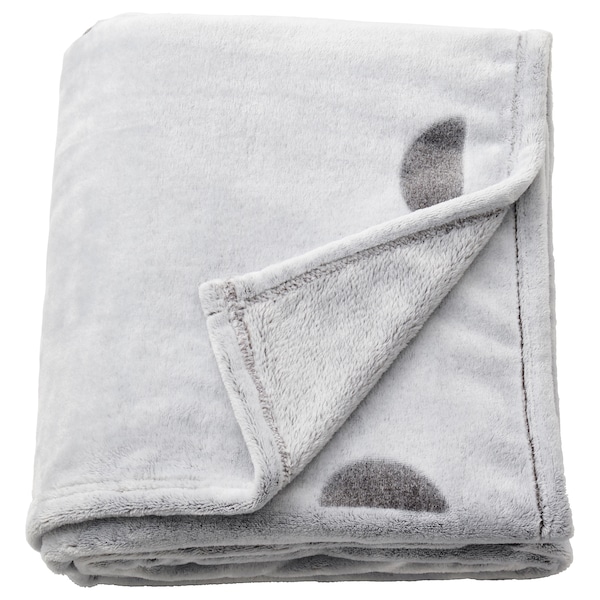 IKEA VÄNKRETS blanket, light gray, 51x67 in, Ikea Ireland | 1350CVNLP