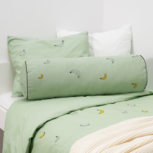 IKEA VÄNKRETS cushion, banana pattern pale green, 31 in, Ikea Ireland | 4206YNBEK