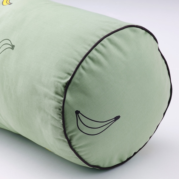 IKEA VÄNKRETS cushion, banana pattern pale green, 31 in, Ikea Ireland | 4206YNBEK