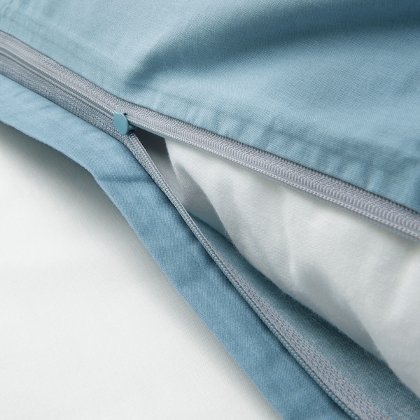IKEA VÄNKRETS duvet cover and pillowcase(s), Twin Banana Pattern Blue, Ikea Ireland | 0864ZABDR
