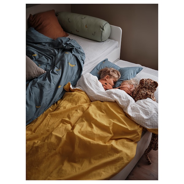 IKEA VÄNKRETS duvet cover and pillowcase(s), Twin Banana Pattern Blue, Ikea Ireland | 0864ZABDR