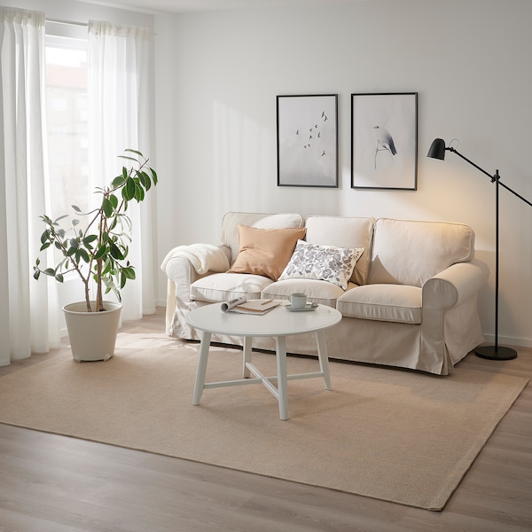 IKEA VODSKOV rug, flatwoven, 6'7 inx9'10 in Natural / Light Gray, Ikea Ireland | 8613DNVBO