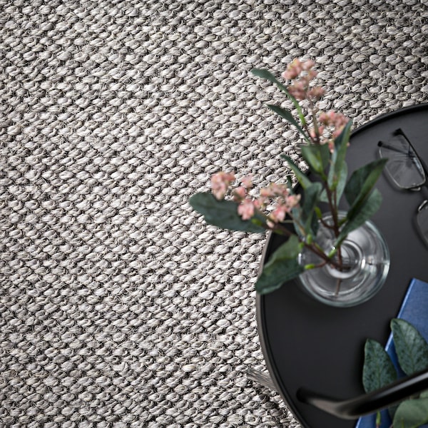 IKEA VOKSLEV rug, flatwoven, 6'7 inx9'10 in Gray, Ikea Ireland | 2974CBILO