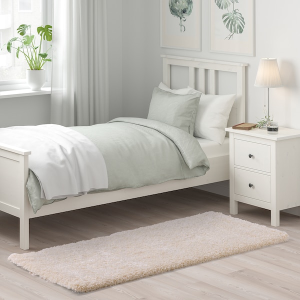 IKEA VOLLERSLEV rug, high pile, 2'7 inx4'11 in White, Ikea Ireland | 4168VAULE