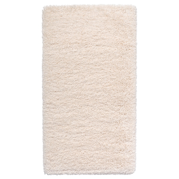 IKEA VOLLERSLEV rug, high pile, 2\'7 inx4\'11 in White, Ikea Ireland | 4168VAULE