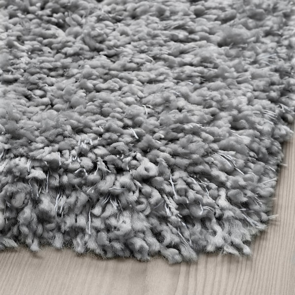 IKEA VOLLERSLEV rug, high pile, 5'3 inx7'7 in Gray, Ikea Ireland | 5692QHLET